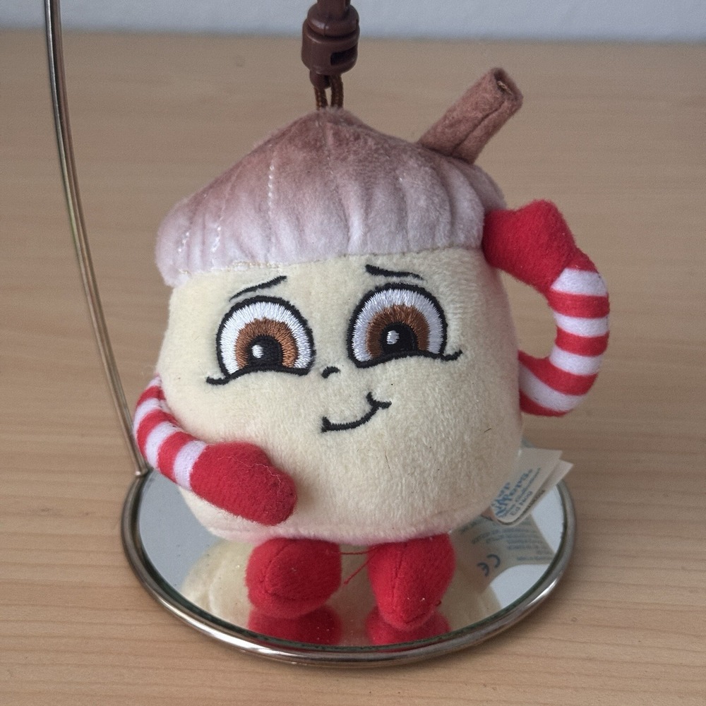 Rare WHIFFER SNIFFERS Ed Eggnog Scented Backpack Clip Xmas Holiday Plush Toy